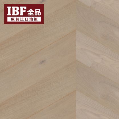 IBF全品进口地板 海湾橡木鱼骨拼地板 580x130x15mm*12片   0.78/12pcs