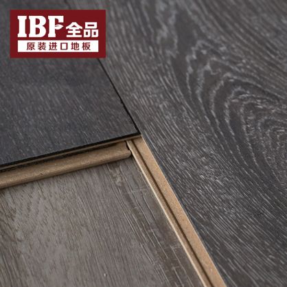 IBF全品进口地板 TURKU 魔镜系列 T10-005  原产地：德国 炭墨